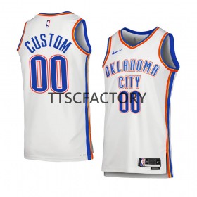 Dres Oklahoma City Thunder Prilagođeni Nike 2022-23 Association Edition Bijela Swingman - Muške